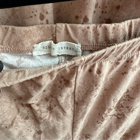 2 Piece Set Oversized Tee Biker Short Splatter Soft Lounge Outfit Gilded Intent - Picture 9 of 12